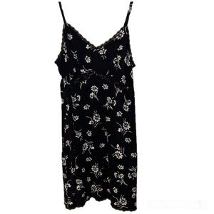 Torrid Floral Print Stretch Challis Slip Dress